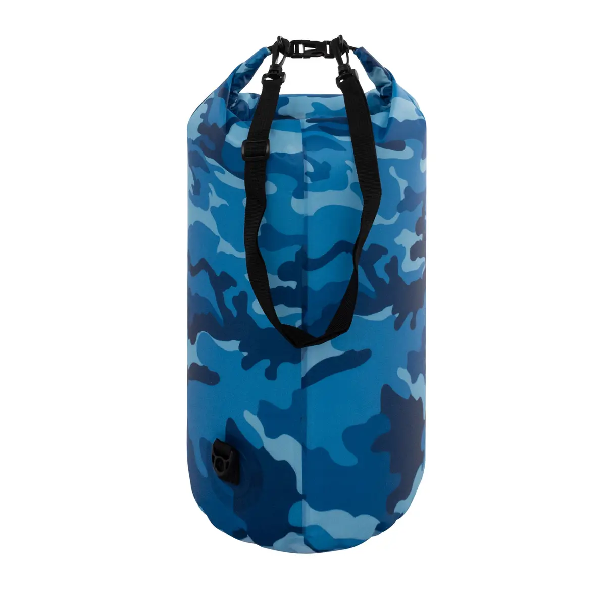Trailgear Tg-802-20-Blu Heavy-Duty Camouflaged Dry Bag | Roll-Top Closure Design | Lightweight W/ Shoulder Strap | 20 L (Blue Camo) 1