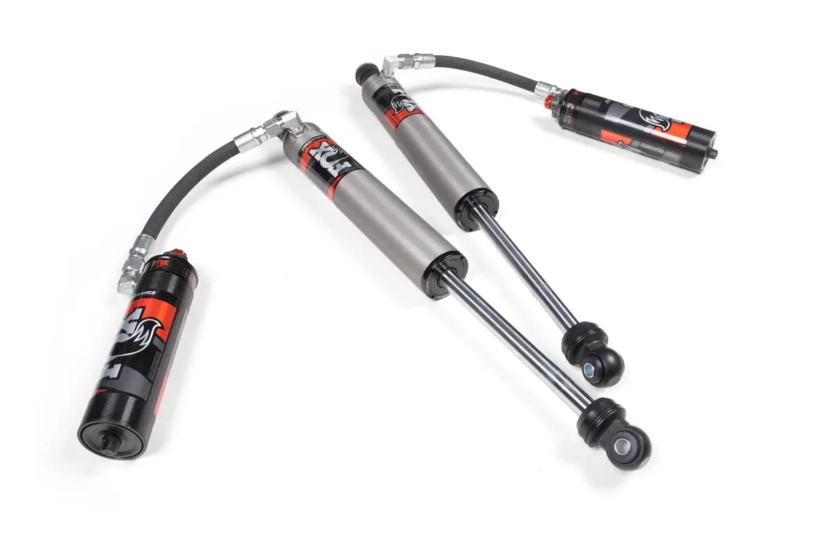 Fox 2.5 Front Shocks W/ Dsc Reservoir | 2.5-4 Inch Lift | Performance Elite Series | Jeep Wrangler Jk  (07-18) 1