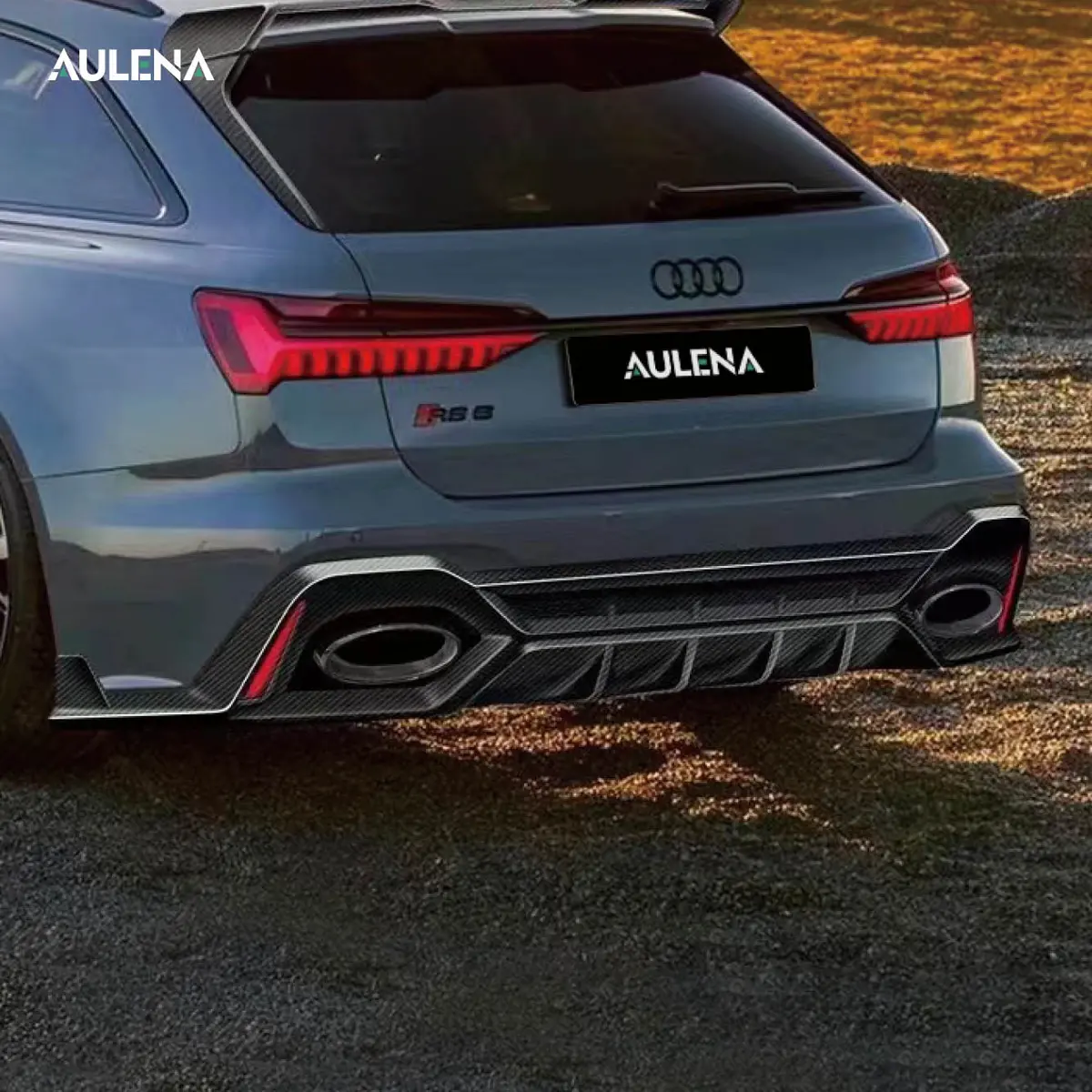 Audi Rs6 Aulena Rear Diffuser 1