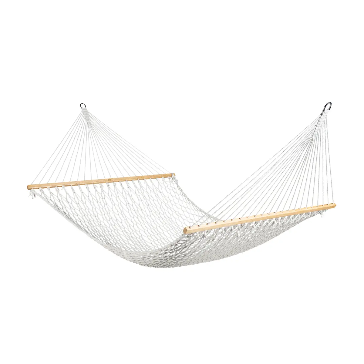 Bliss Hammocks Bh-411 Classic 2-Person Rope Hammock W/ Spreader Bars & Hanging Hardware | 60-In. Wide | 450 Lb. Capacity 1