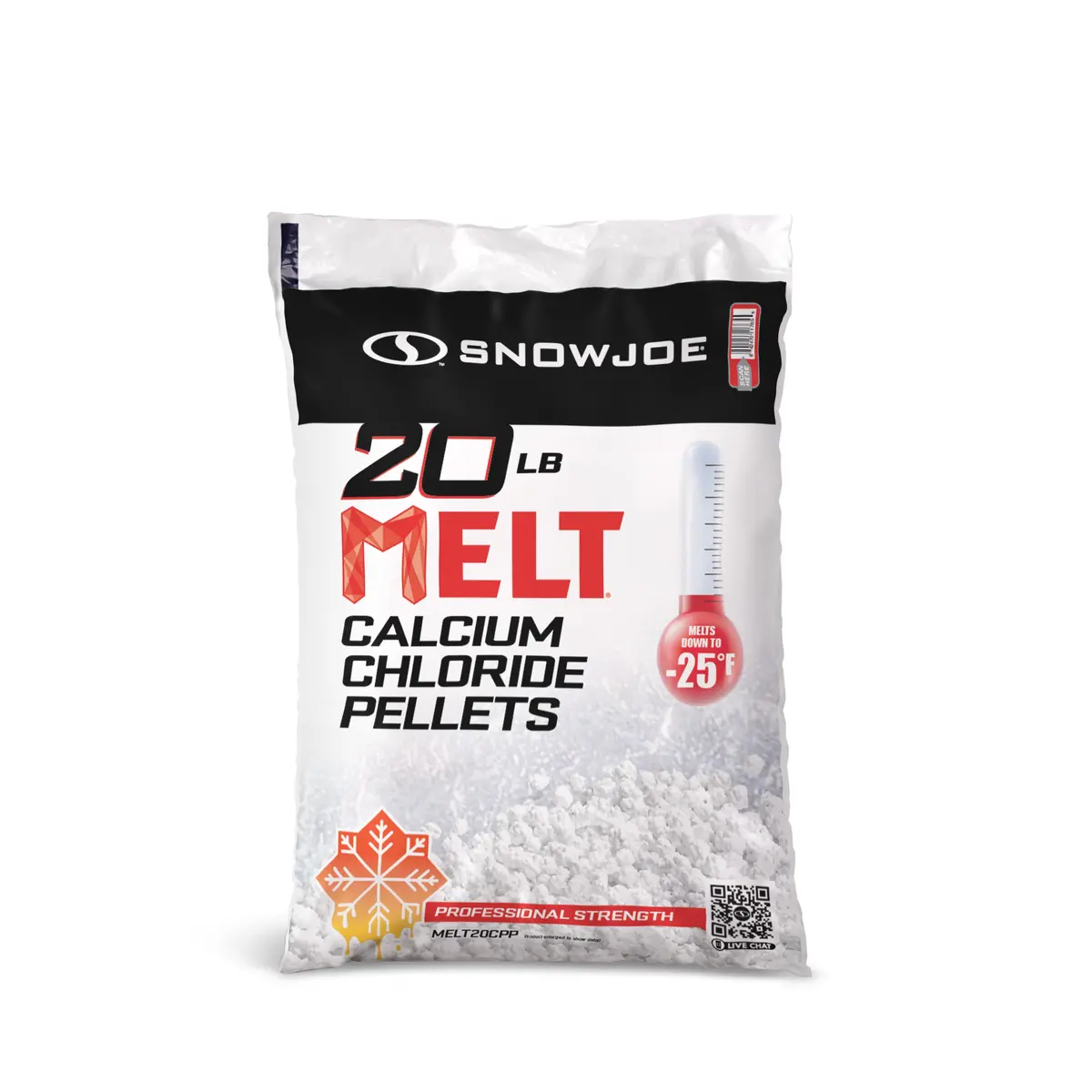 Snow Joe Melt20cpp Pure Calcium Chloride Ice Melt Pellets | 20-Lbs | 94% Pure 1