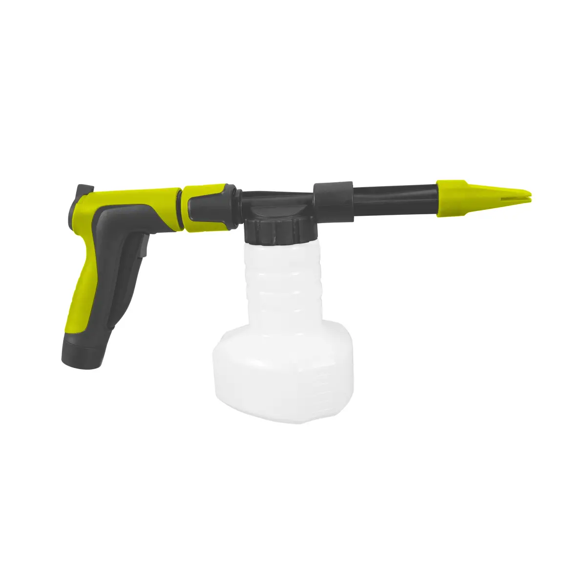 Aqua Joe Aj-Spxn-Pro-Sjg 2-In-1 All-Purpose Garden Hose-Powered Adjustable Foam Cannon Spray Gun Kit | W/ Bristle Brush And Detailer Sponge Attachments | Quick-Connect (Green) 2