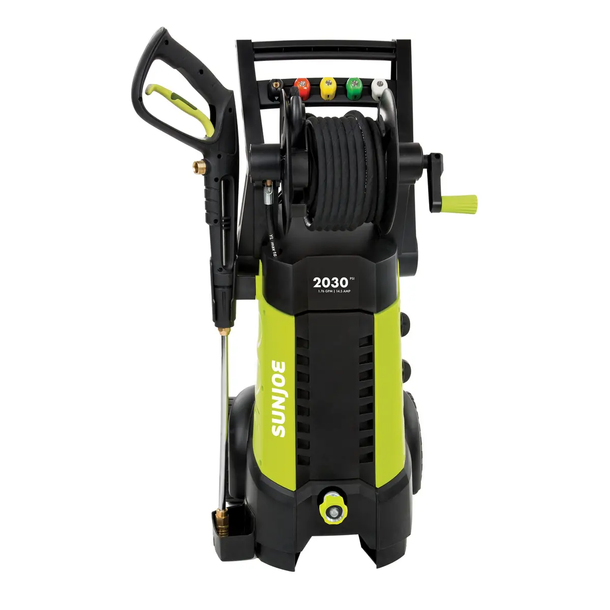 Sun Joe Spx3001 Electric Pressure Washer | 14.5-Amp | High Pressure Hose Reel | Extra Large Onboard Detergent Tank 1