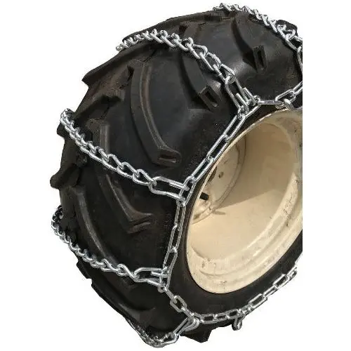 23 X 8.50 - 12 Heavy Duty Tire Chain (Pair) 4 Link 1