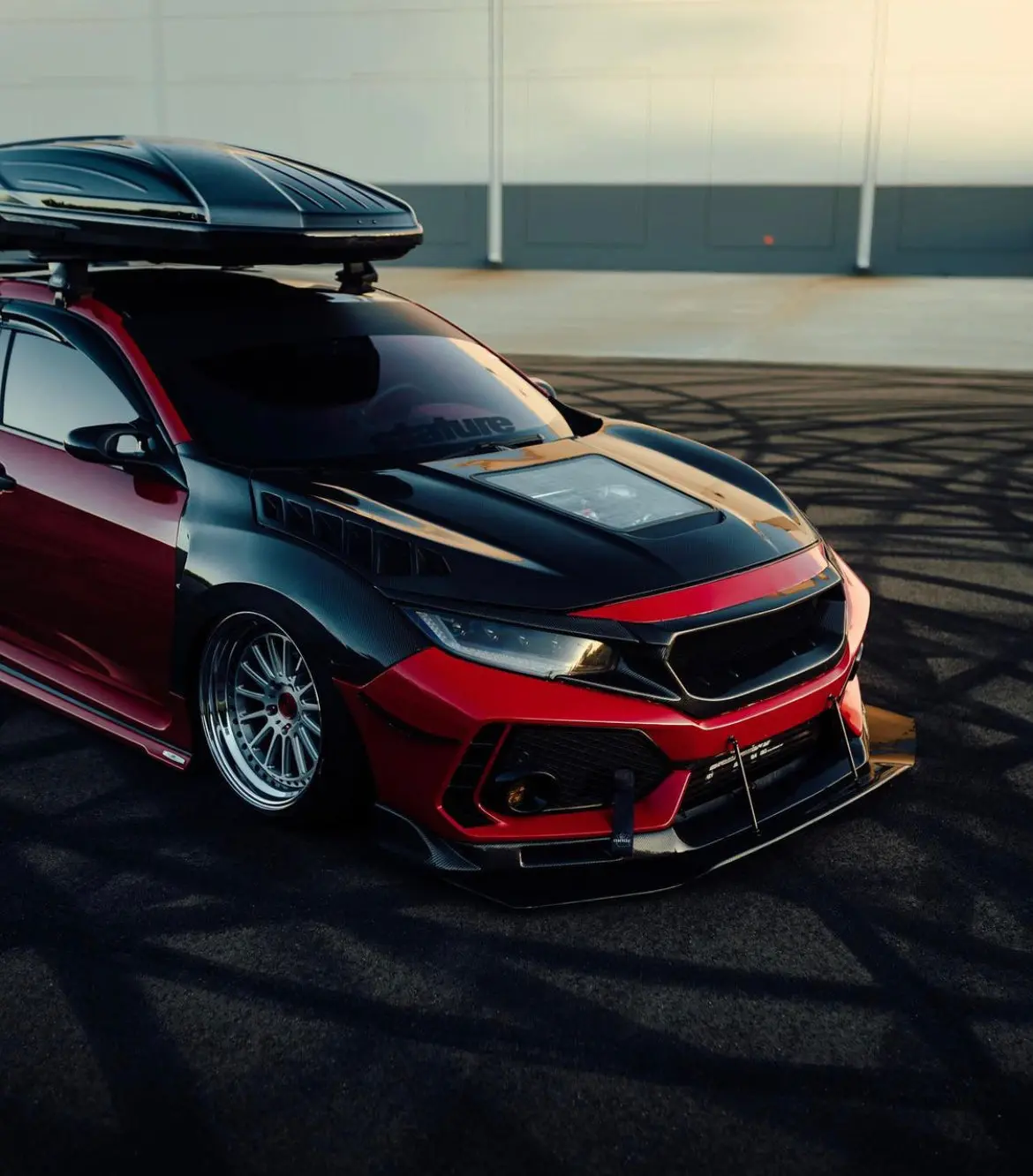 Cmst Carbon Fiber Glass Transparent Hood For Honda Fk8 Type-R & 10Th Gen Civic 2
