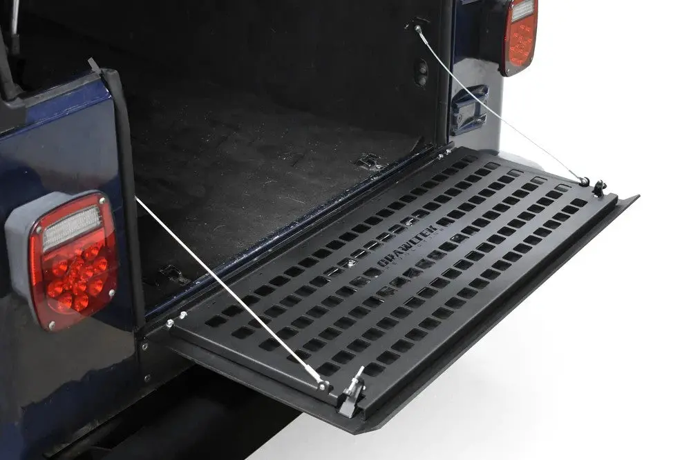 Drop Down Tailgate With Molle Rack | Jeep Wrangler Yj/Tj 1
