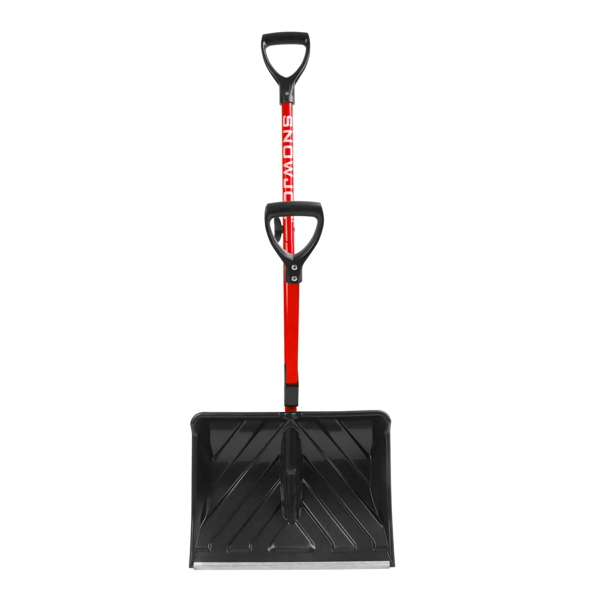 Snow Joe Sj-Shlv01-Red Shovelution Strain-Reducing Snow Shovel | 18-Inch | Spring Assisted Handle (Red) 2