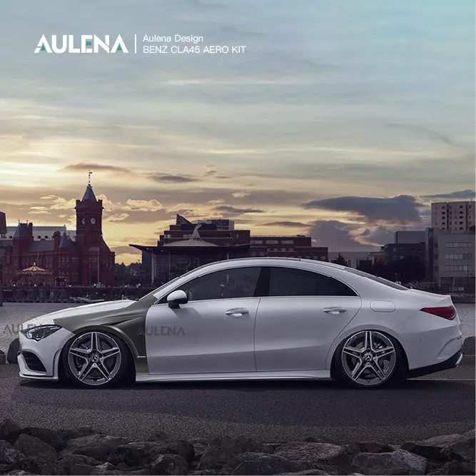Benz Cla45 Aulena Design Dry Carbon Performance Fenders 1