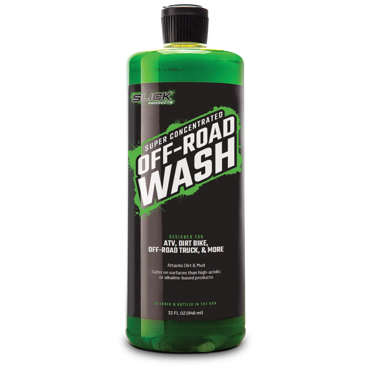 Slick Products Sp2001 Off-Road Extra Thick Foaming Cleaning Solution | Dirt Bike, Utv, Truck, Off-Road | Works With Foam Cannon, Foam Gun, Sprayers, Buckets | Citrus Scent | 32 Fl Oz 1
