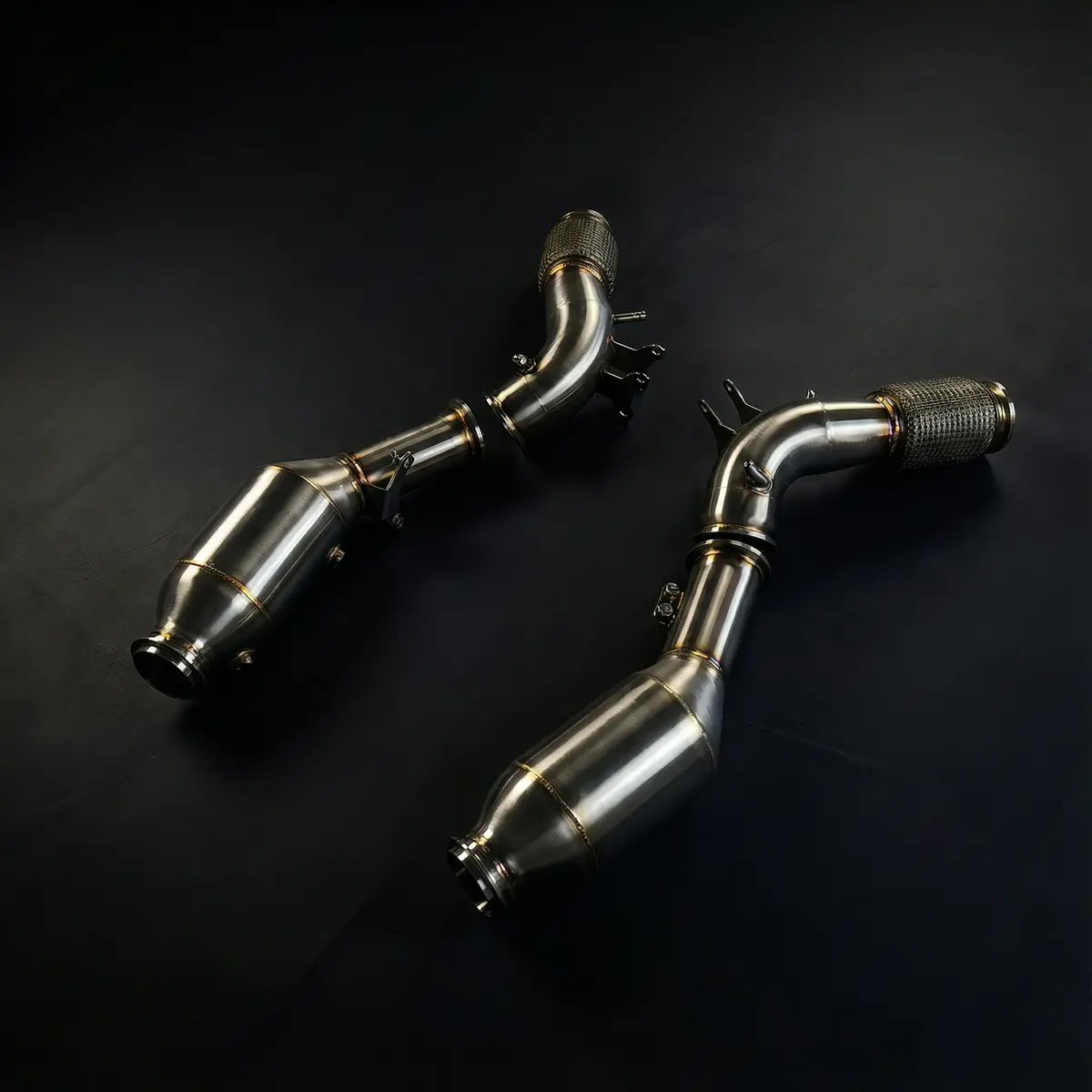 Maserati Mc20 2020+ 3.0T V6 Nettuno Catless Downpipes (Ss304) | Ame Motorsport 1
