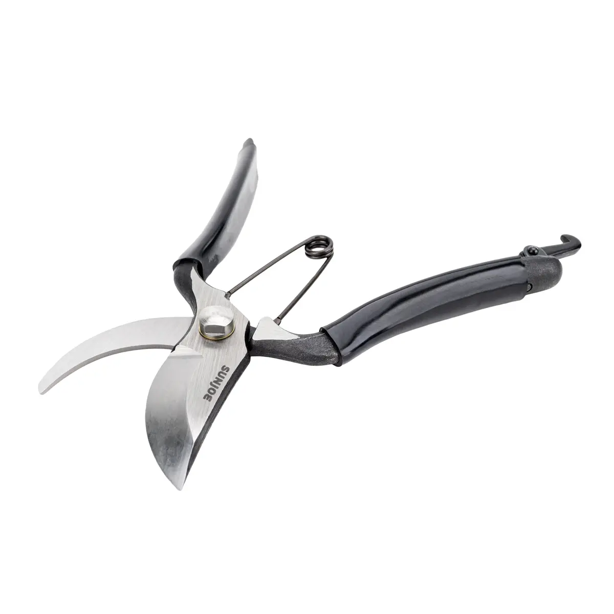 Sun Joe By Nisaku Njpsc1 Carbon Steel Pruner/Secateurs With Genuine Leather Holster And Non-Slip Grip 1
