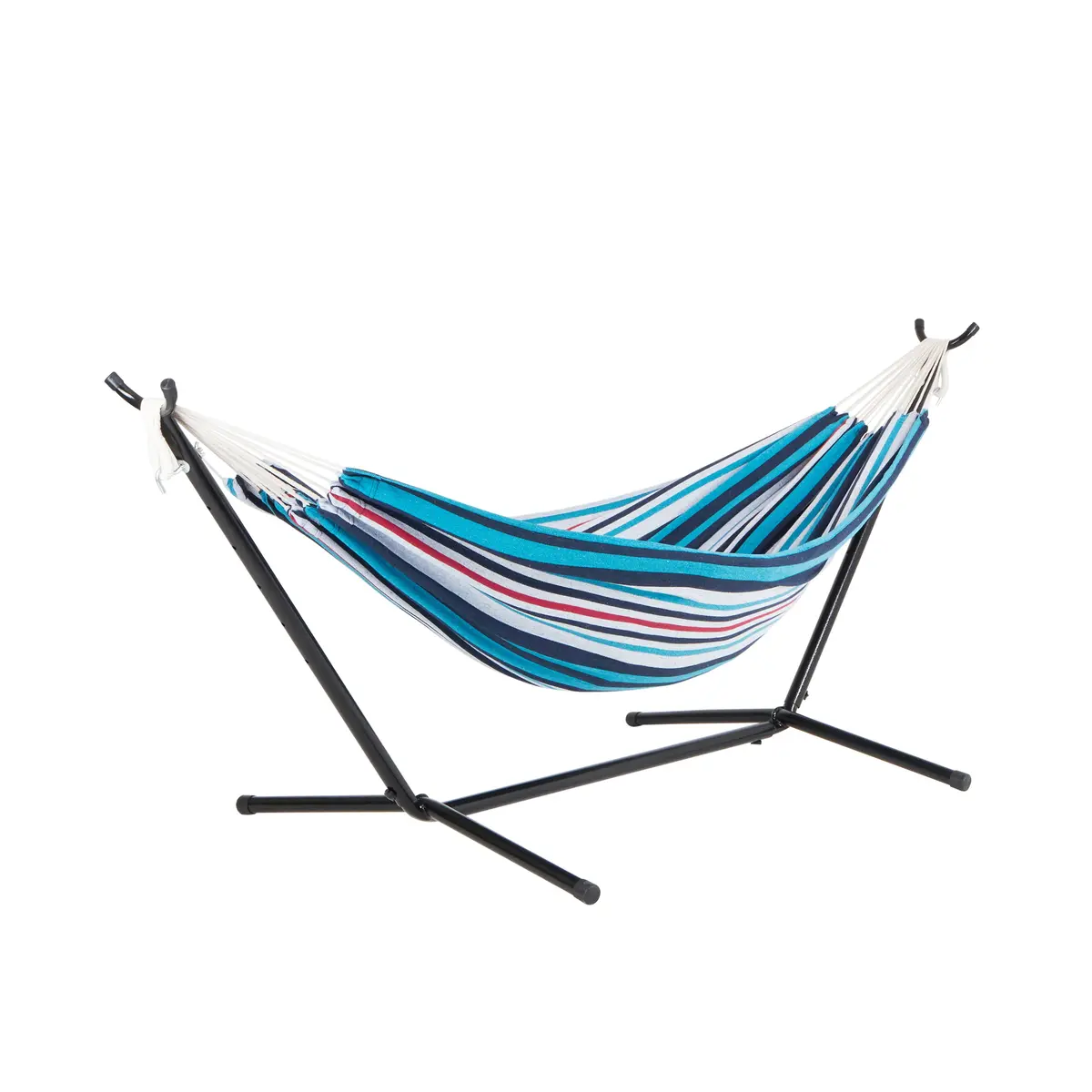 Bliss Hammocks Bhst-401-Ac Hammock & Built-In Stand W/ Carrying Case & Hanging Hardware | 60-In. Wide | 400 Lb. Capacity (Americas Cup) 1