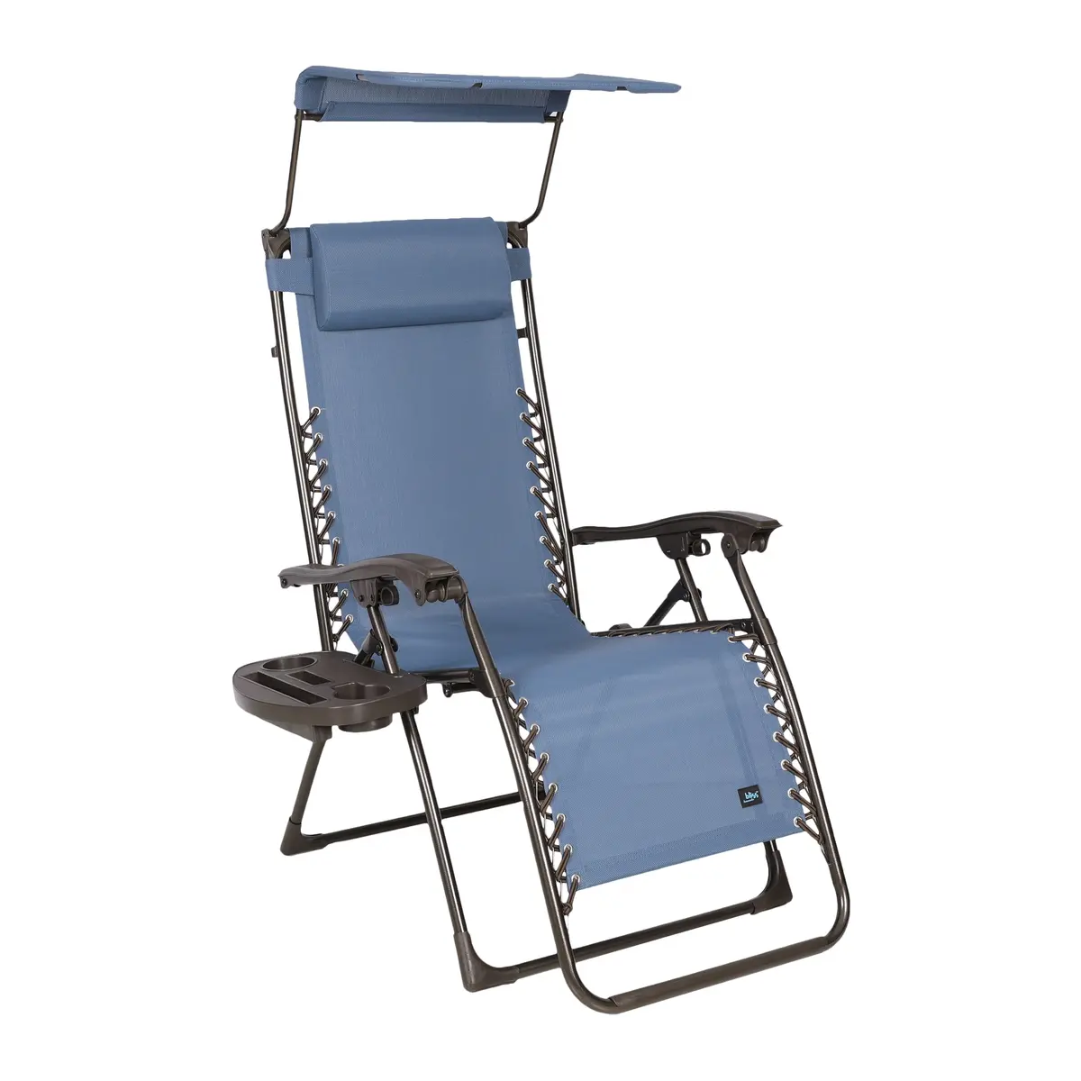 Bliss Hammocks Gfc-436Db Gravity Free Chair W/ Canopy, Pillow, & Drink Tray | 26-In. Wide | Weather & Rust Resistant | 300 Lb. Capacity 2