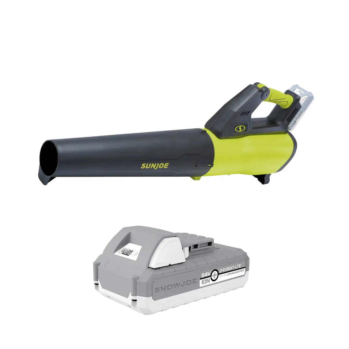 Sun Joe 24V-Jb-Lte 24-Volt* Ionmax Cordless Turbine Jet Blower Kit | 350 Cfm Max | W/ 2.0-Ah Battery + Charger 2