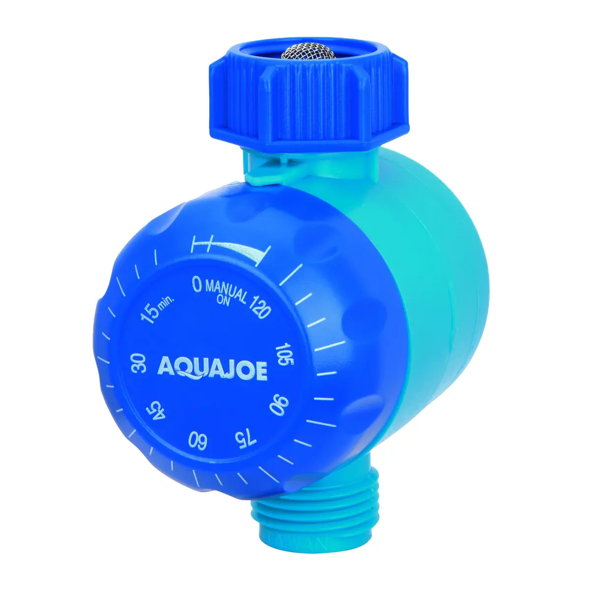 Aqua Joe Aj-Wtx2 Set Of 2 Manual Water Timers | Dual-Zone Coverage | 2 Hours Max Timer | Built-In Timer Bypass Function 1