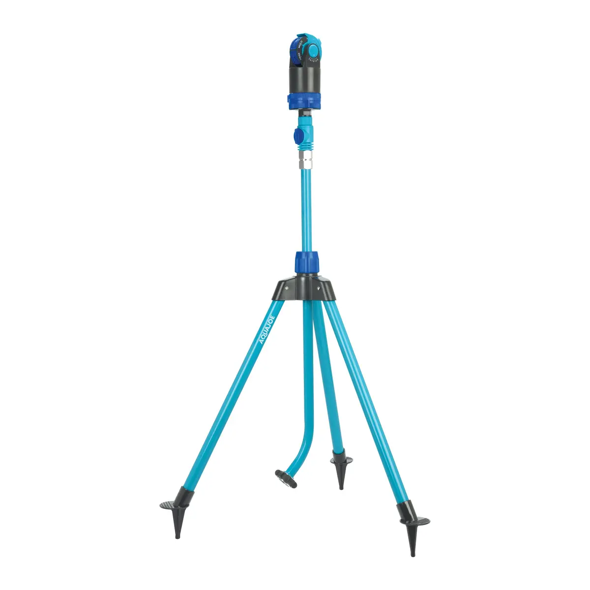 Aqua Joe Aj-6Pstb-Xl Indestructible Turbo Drive 360° Telescoping Sprinkler & Mister | W/ Metal Tripod Base & Flow Control Valve | 6 Spray Patterns | 4,900 Sq. Ft. Max Coverage 2