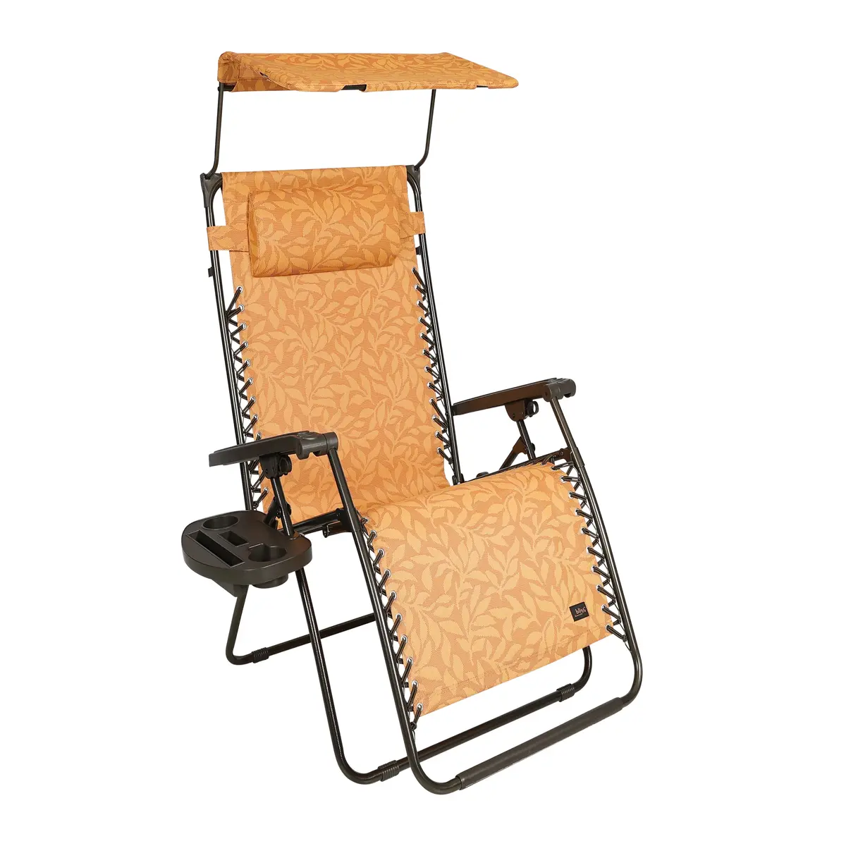Bliss Hammocks Gfc-457Al Gravity Free Chair W/ Canopy, Pillow, & Drink Tray | 26-In. Wide | Weather & Rust Resistant | 300 Lb. Capacity 2