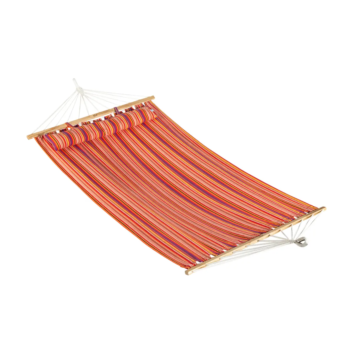 Bliss Hammocks Bh-404F Caribbean Hammock W/ Pillow & Hanging Hardware | 48-In. Wide | 265 Lb. Capacity (Toasted Almond) 1