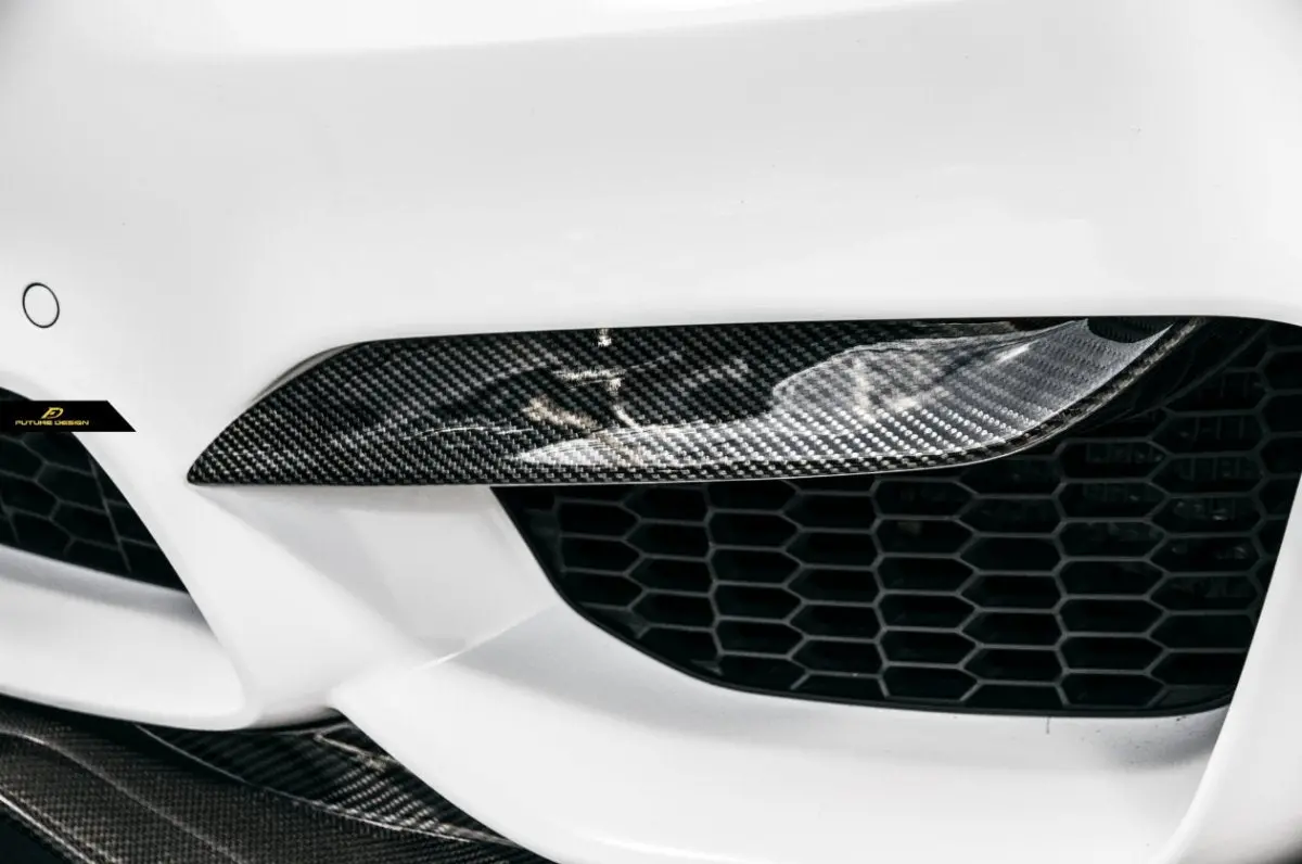 Future Design Carbon Upper Front Vent Cover Carbon Fiber For Bmw F80 F82 F83 M3 M4 1