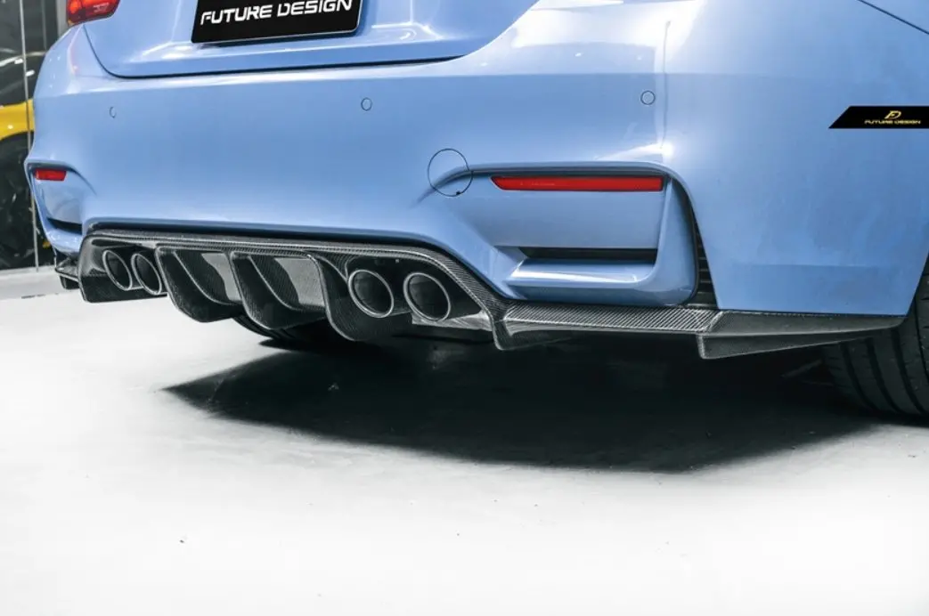 Future Design Carbon V Style Carbon Fiber Rear Diffuser For Bmw F80 F82 F83 M3 M4 1