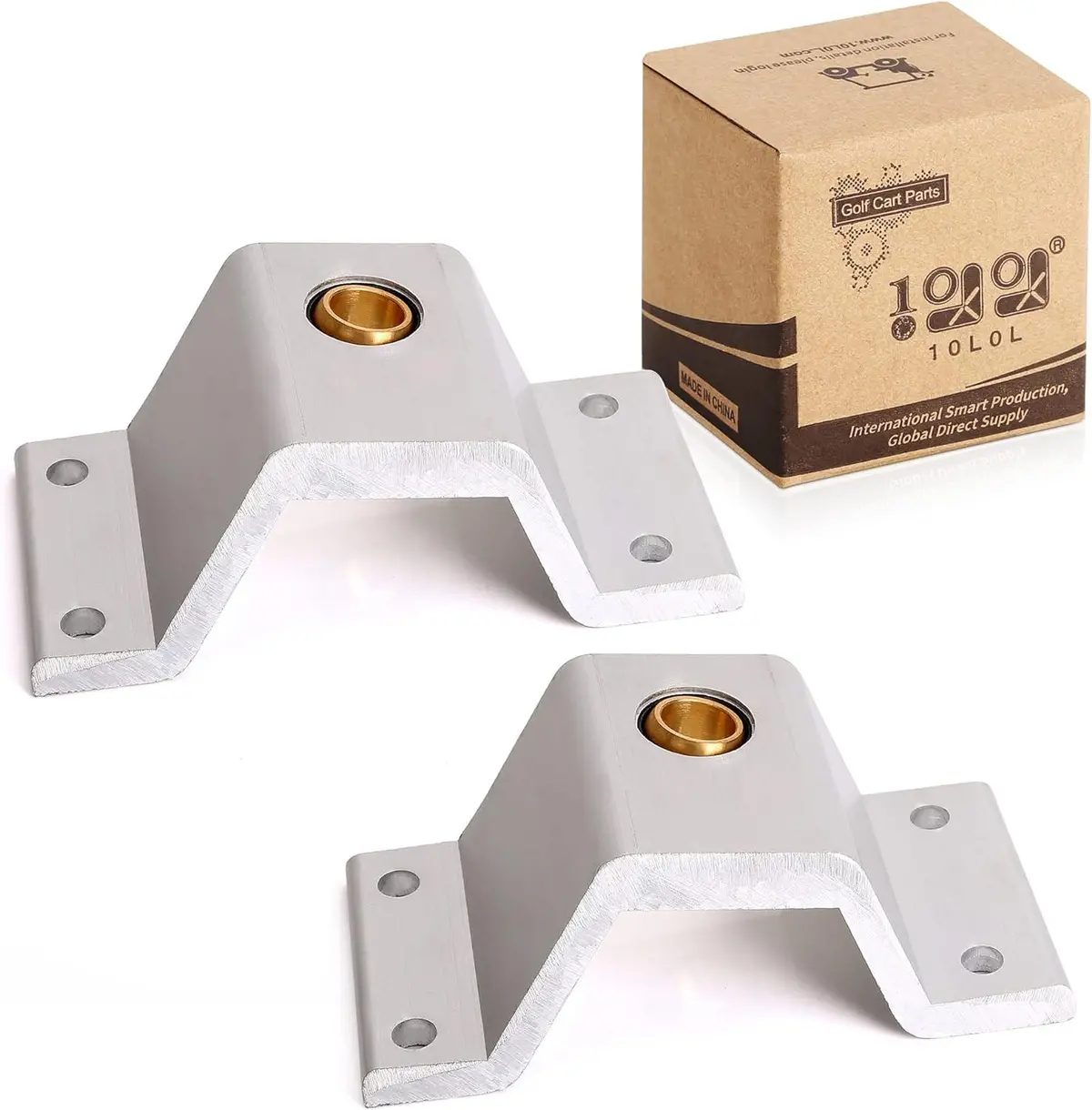 Golf Cart 2Pcs Accelerator Bearing Bracket For Club Car Ds 1981-2011 G&E - 10L0l 1
