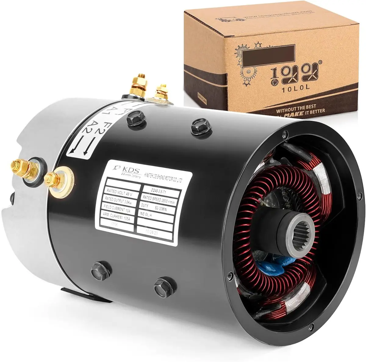Golf Cart 48 Volt Advanced Electric Motor For Ezgo Txt 2010-Up/T48/ Freedom - 10L0l 1