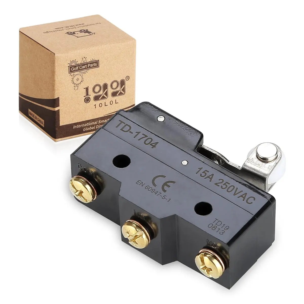 Golf Cart Accelerator Micro Switch With Roller For Ezgo Txt Marathon - 10L0l 1