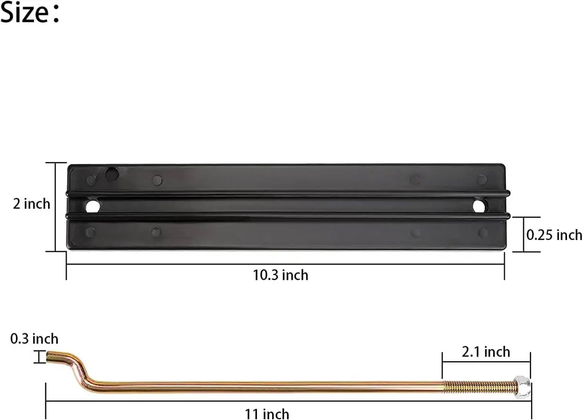 Golf Cart Accessories Battery Mounting Plate And Rod Kit 1998-2005 2