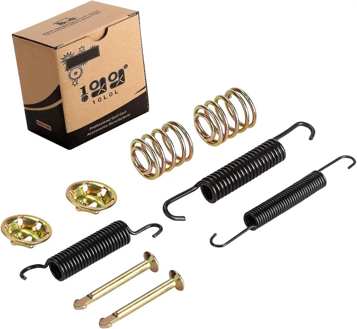 Golf Cart Brake Spring Kit For Ezgo Txt Yamaha G14 G16 G19-22 1994-2006 - 10L0l 1
