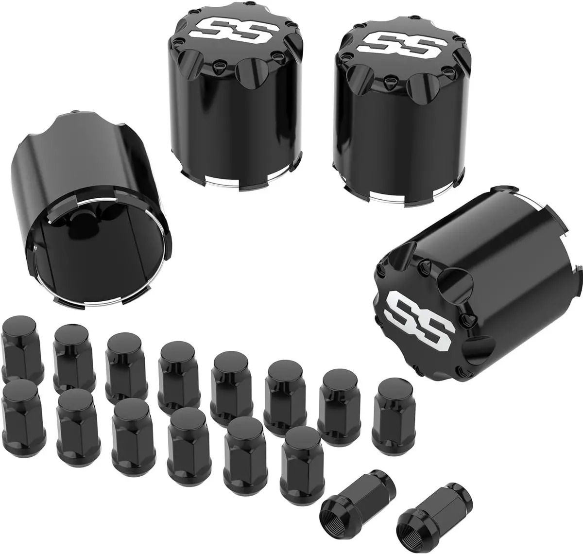 Golf Cart Center Caps And Lug Nuts For Most Ezgo Club Car - 10L0l 1