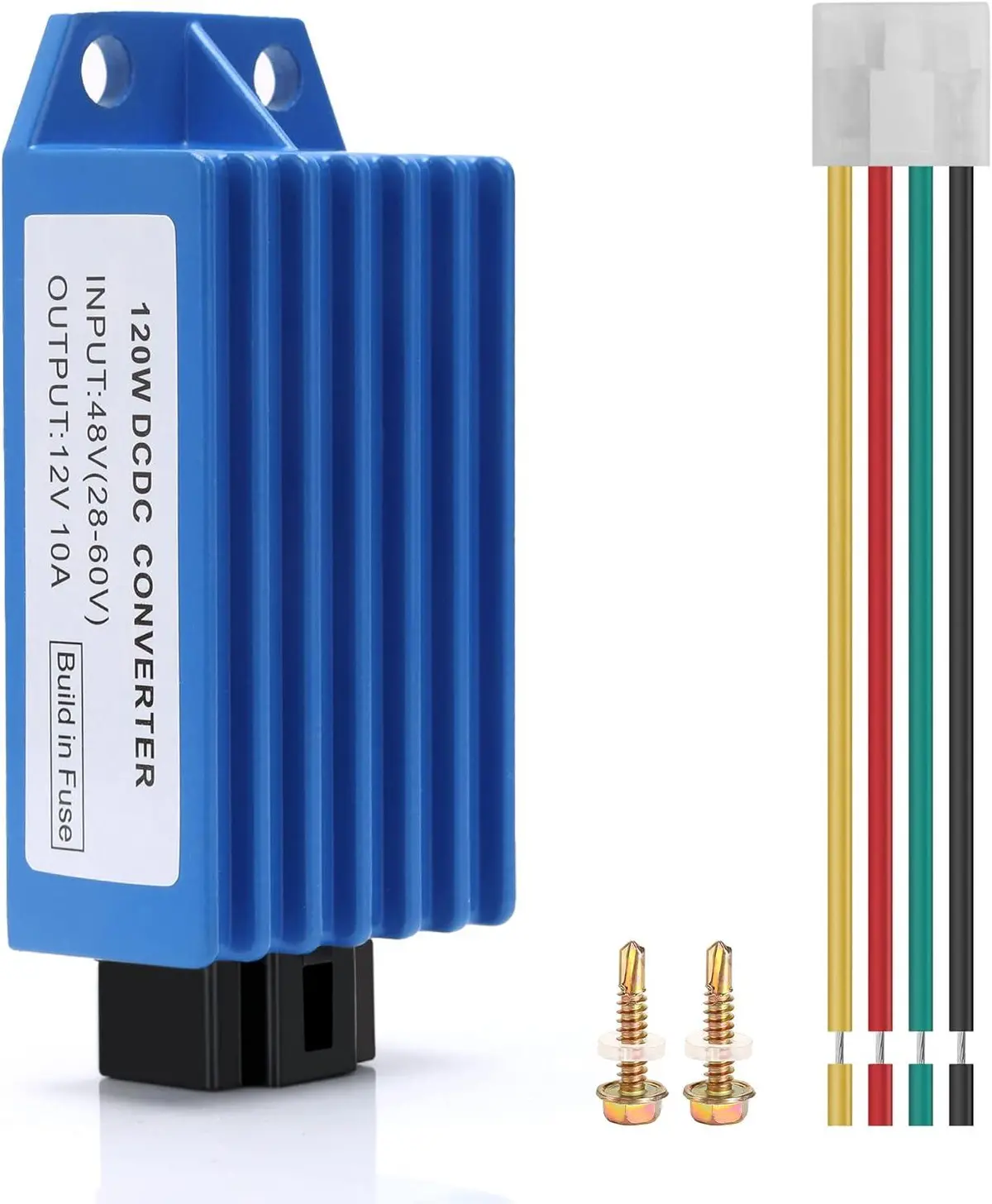 Golf Cart Dc Converter Regulator 36V 48V Step Down To 12V 10A 120W Voltage Reduce 1