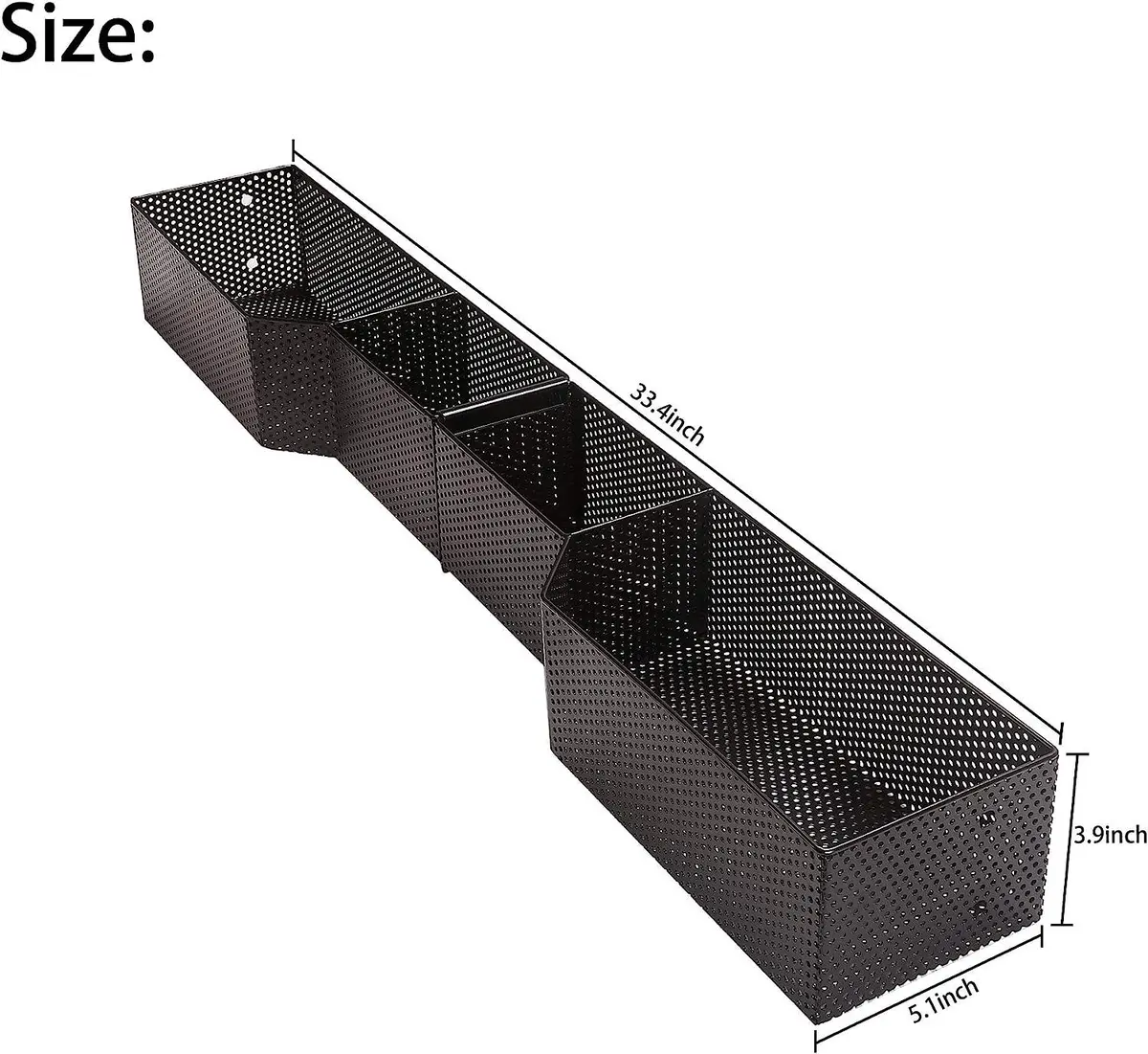 Golf Cart Front Basket Is Foldable For Ezgo/Club Car/Yamaha - 10L0l 3