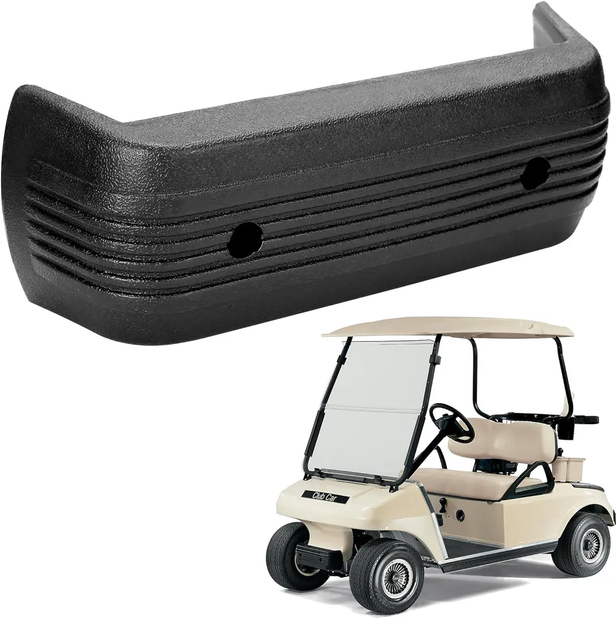 Golf Cart Front Bumper For Club Car Ds 1993-Up - 10L0l 1
