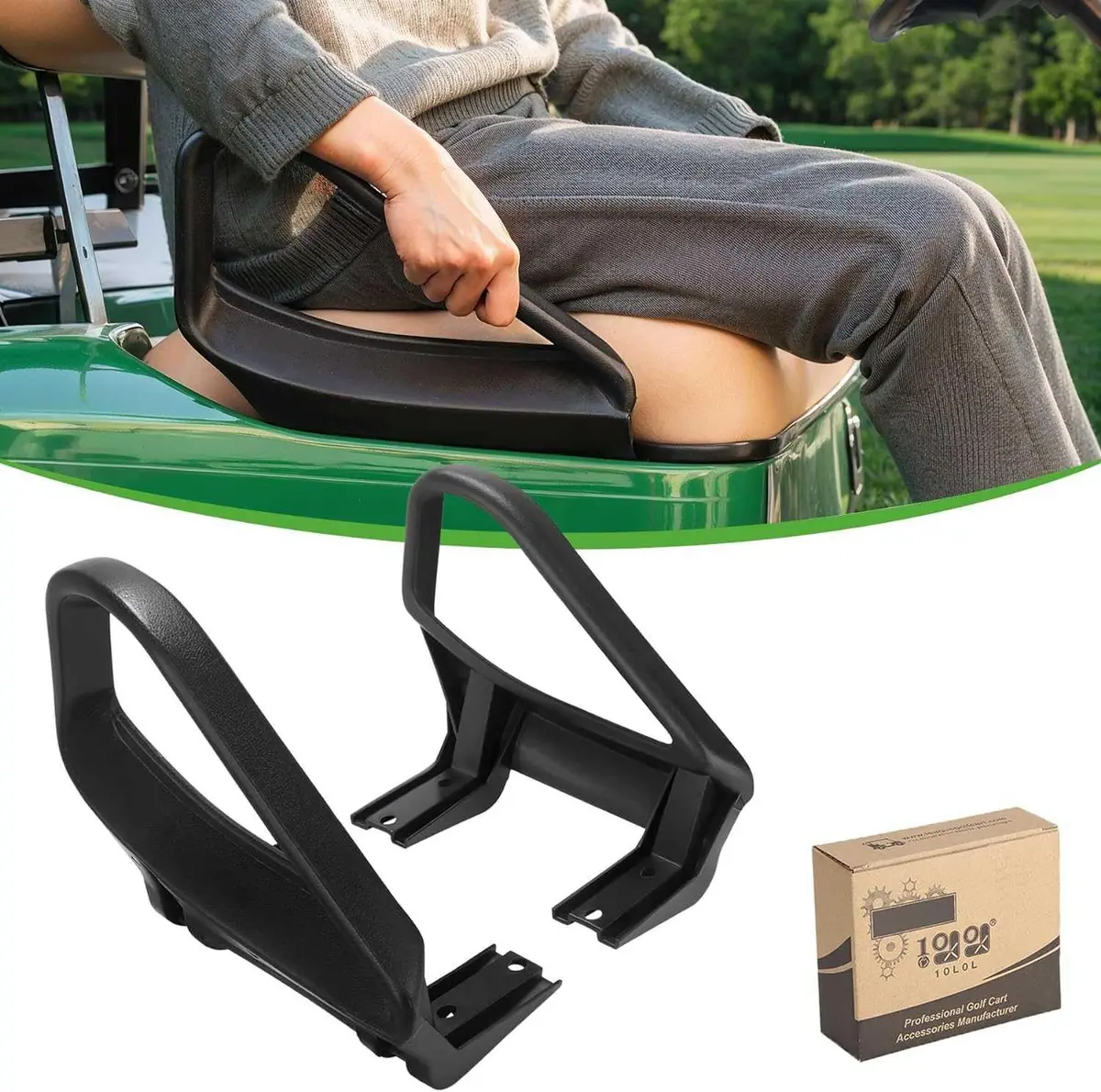 Golf Cart Front Seat Arm Rest For Ezgo Txt Hip Restraints - 10L0l 1