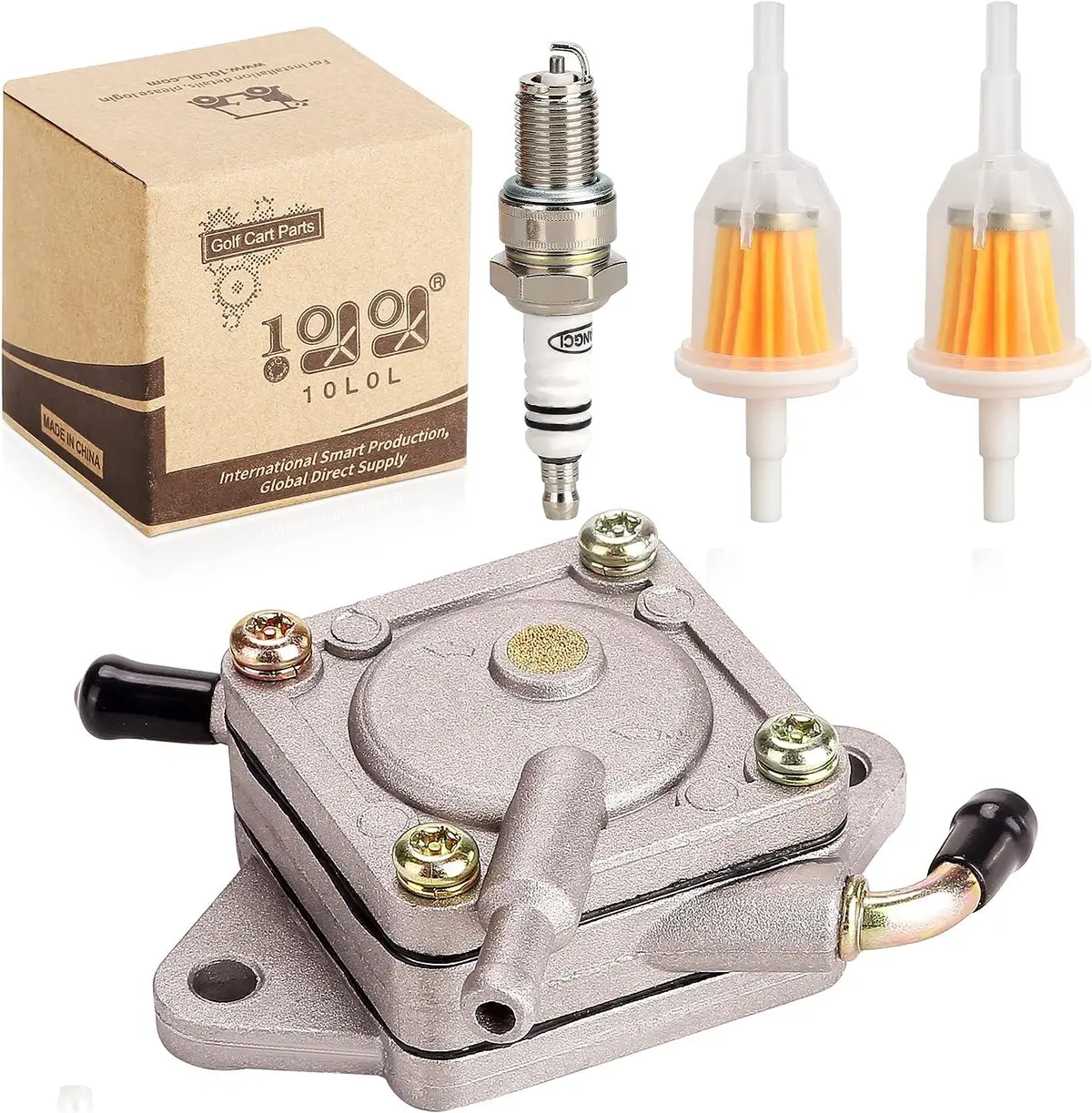 Golf Cart Fuel Pump Impulse Kit For Club Car Ds Precedent 1984-Up Gas - 10L0l 1