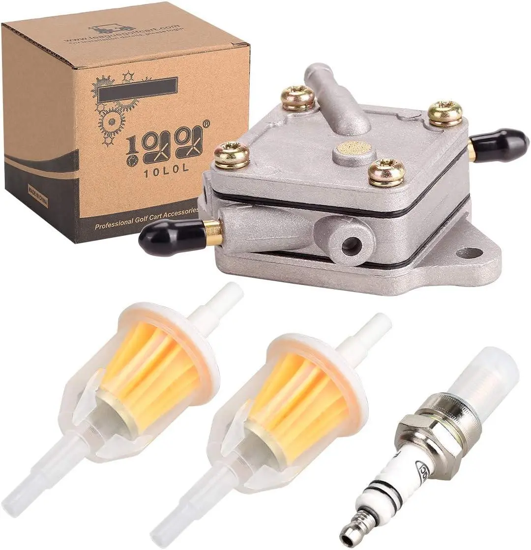 Golf Cart Fuel Pump With Fuel Filter For Yamaha G16 G20 G22 4-Cycle - 10L0l 1