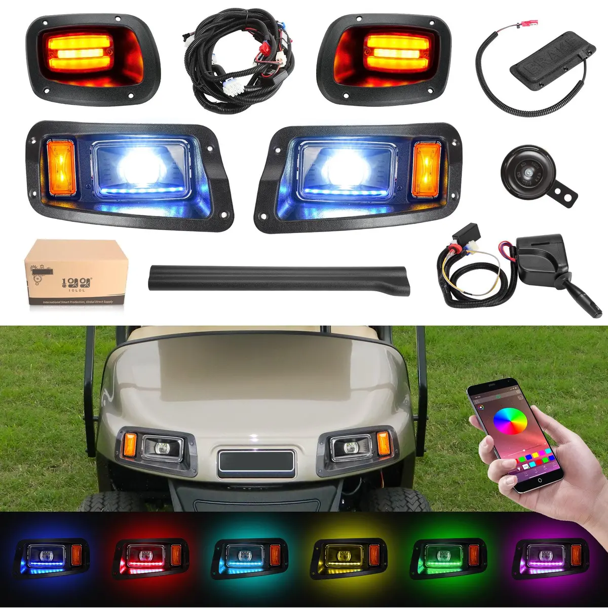 Golf Cart Led Light Kits For Ezgo Txt Freedom 2014-Up - 10L0l 1