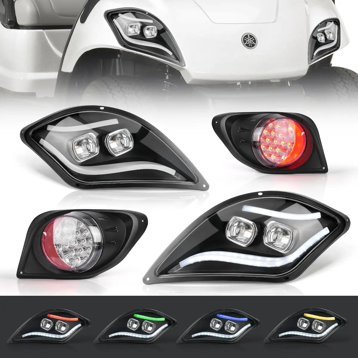 Golf Cart Deluxe Light Kit For Yamaha Drive 2 App Control - 10L0l 1