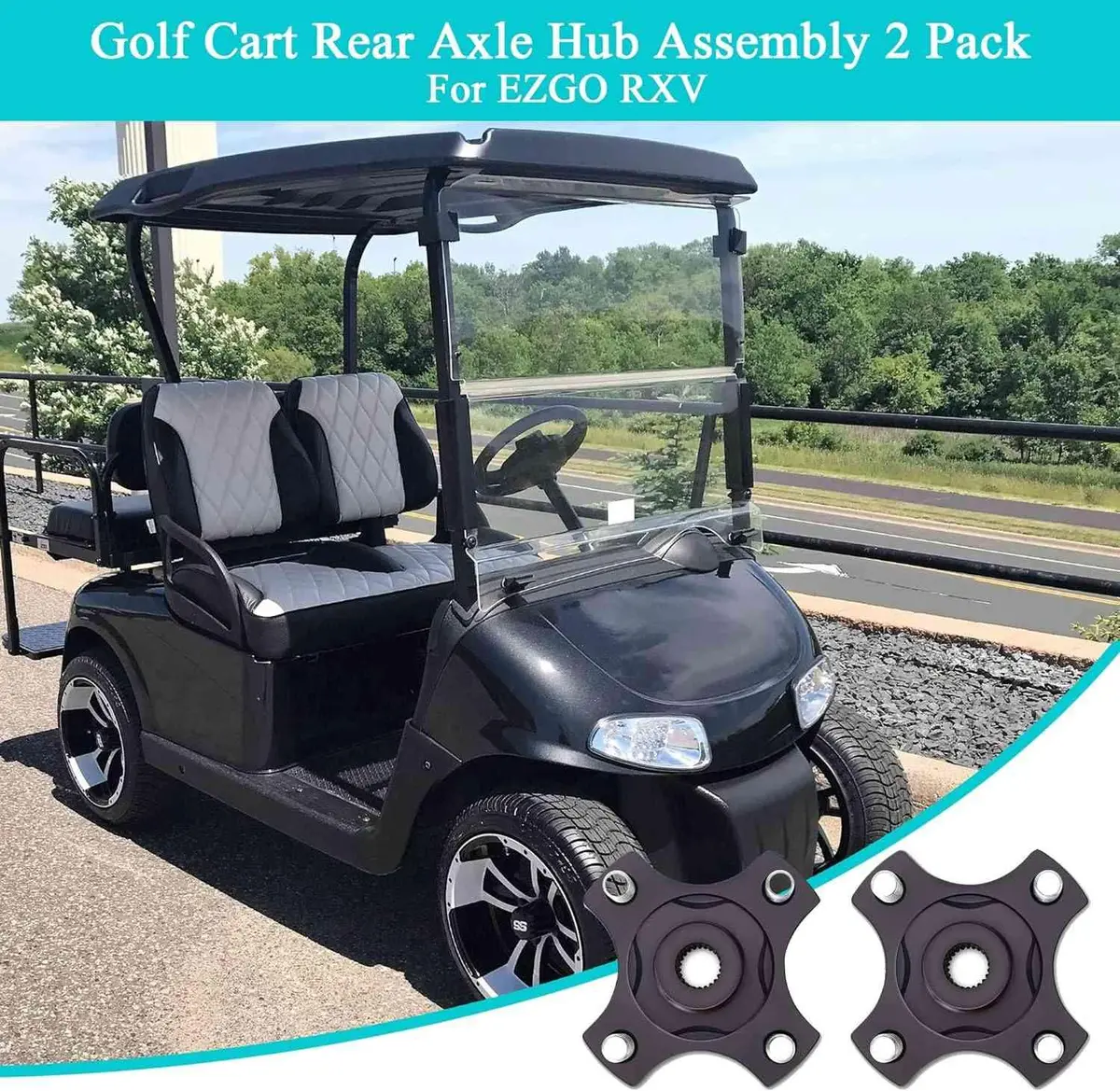 Golf Cart Rear Axle Hub Assembly For Ezgo Rxv 2008-Up Gas And Electric|10L0l 2