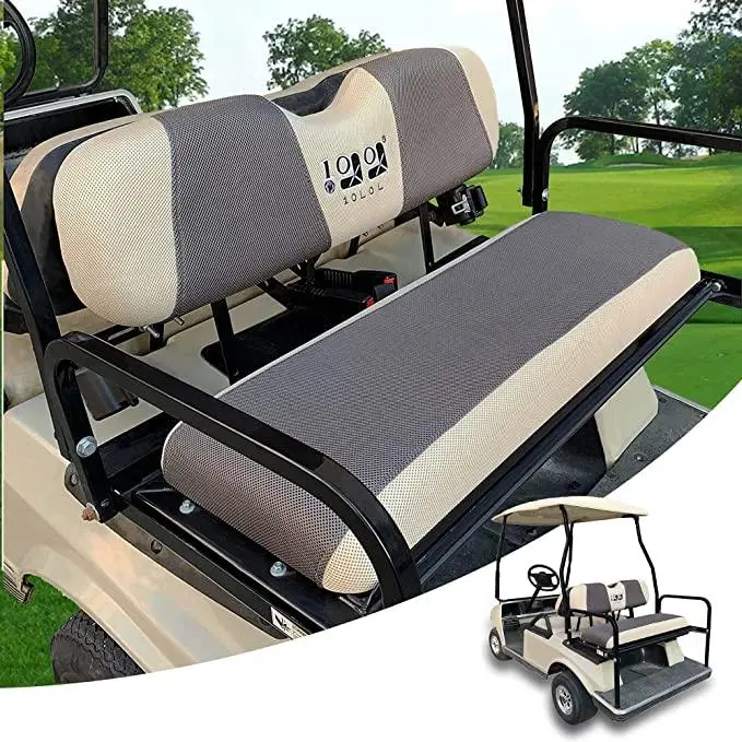 Golf Cart Rear Seat Covers For Ezgo Club Car Yamaha Breathable Seat Cover - 10L0l 1