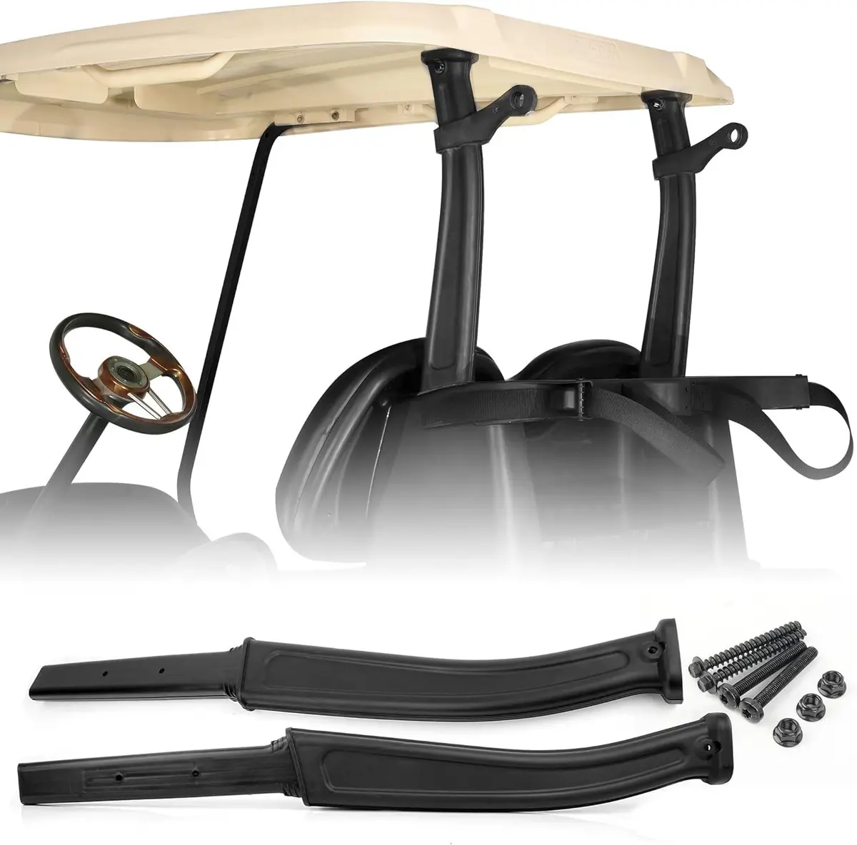Golf Cart Rear Top Support Strut Kit For Club Car Precedent 2004-Up - 10L0l 1
