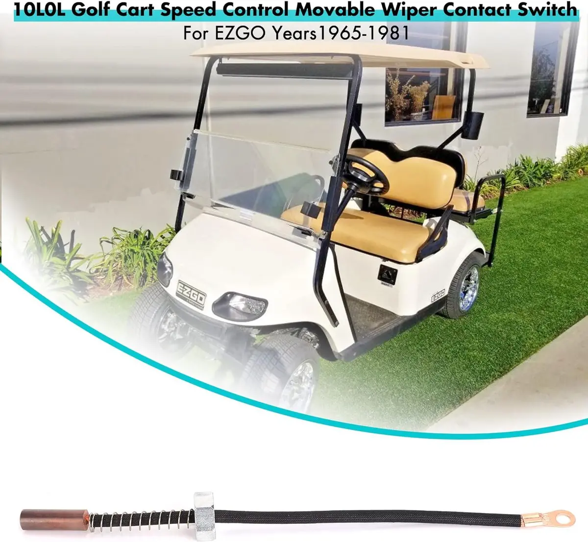 Golf Cart Speed Control Movable Wiper Contact Switch For Ezgo 1965-1981 - 10L0l 2