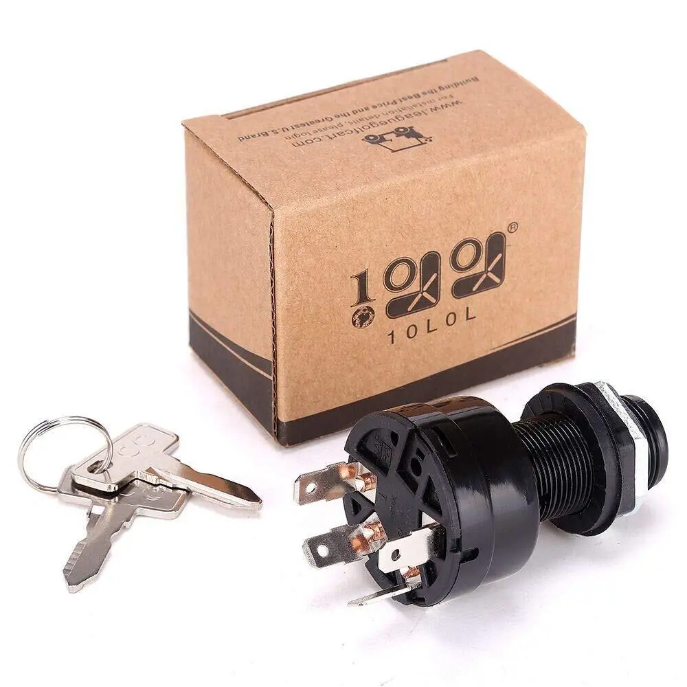 Golf Cart Starter Ignition Key Switch For Club Car Precedent Electric 2004 - Up -10L0l 1