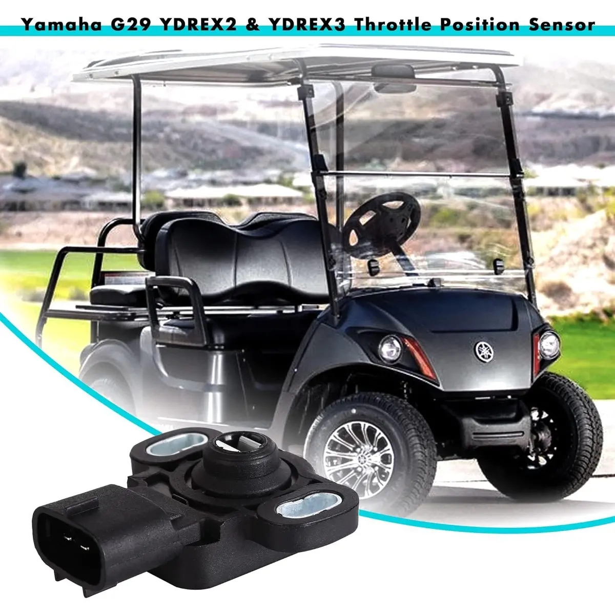 Golf Cart Throttle Position Sensor For Yamaha G29 Drive 2 And Drive 3 2014-Up - 10L0l 2
