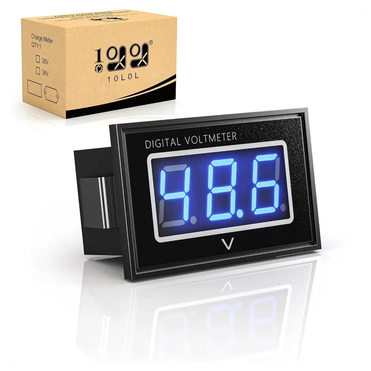 Golf Cart Voltage Meter Digital Battery Monitor For Golf Carts, Trucks, Boats, Scooters - 10L0l 1