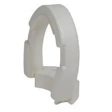 Hinged Raised Toilet Seat Riser 2