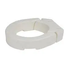 Hinged Raised Toilet Seat Riser 1