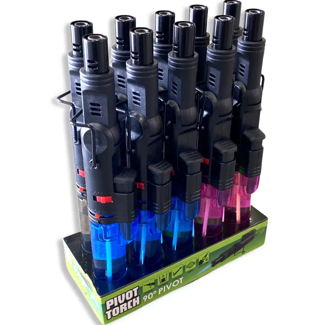 Pivot Head Torch Stick Lighter - 10 Pieces Per Retail Ready Display 41526 1