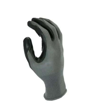 Hyper Tough Multipurpose Nitrile-Grip Gloves, Medium Duty, 3 Pair, Large, Black 1