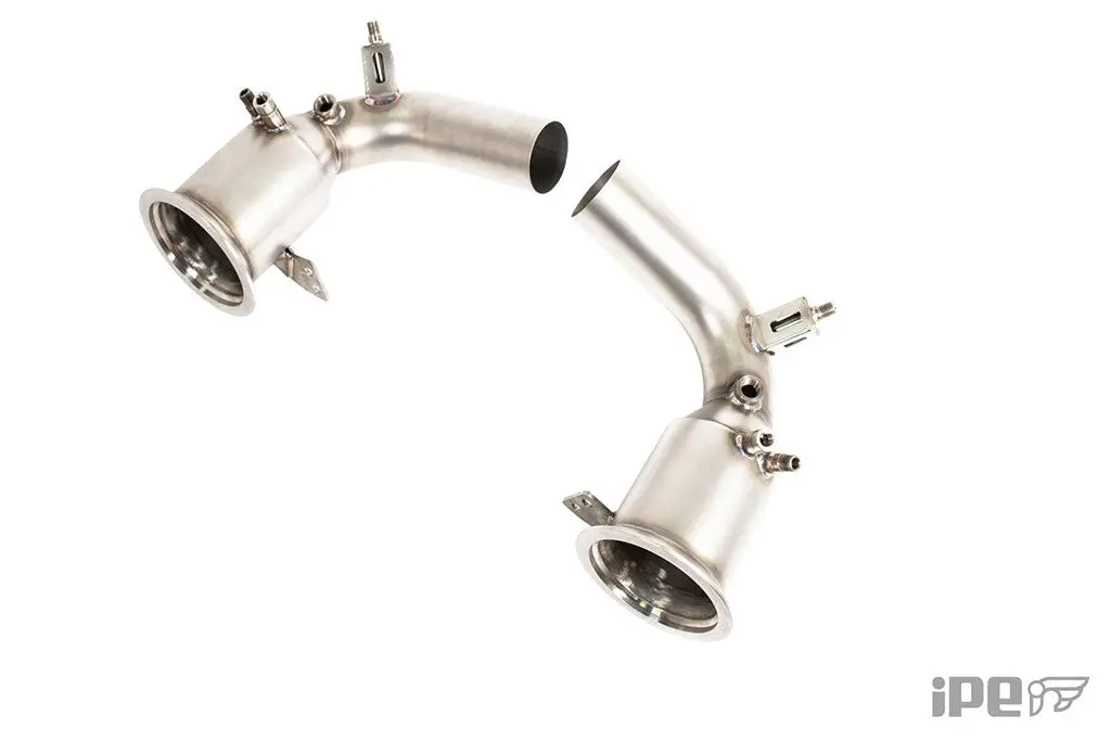 Ipe Link Pipe Porsche 992 Turbo S 1